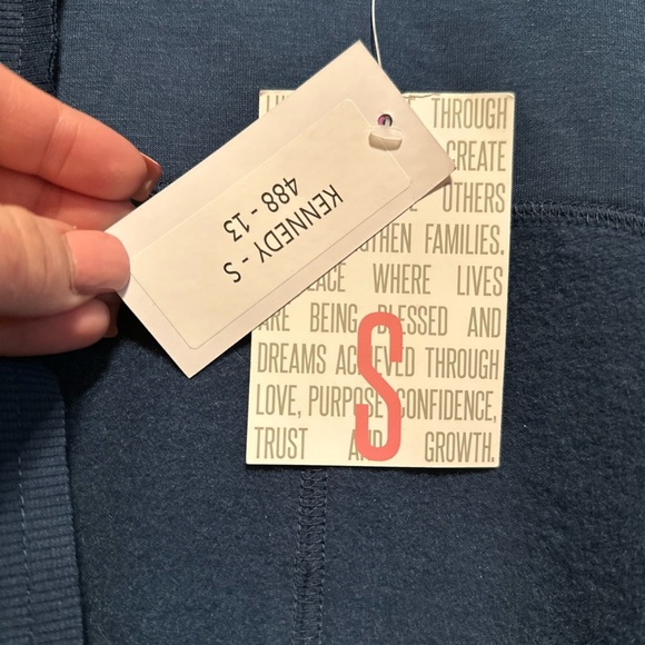 LuLaRoe - Navy Kennedy Cardigan (Size Small) - Picture 3 of 10